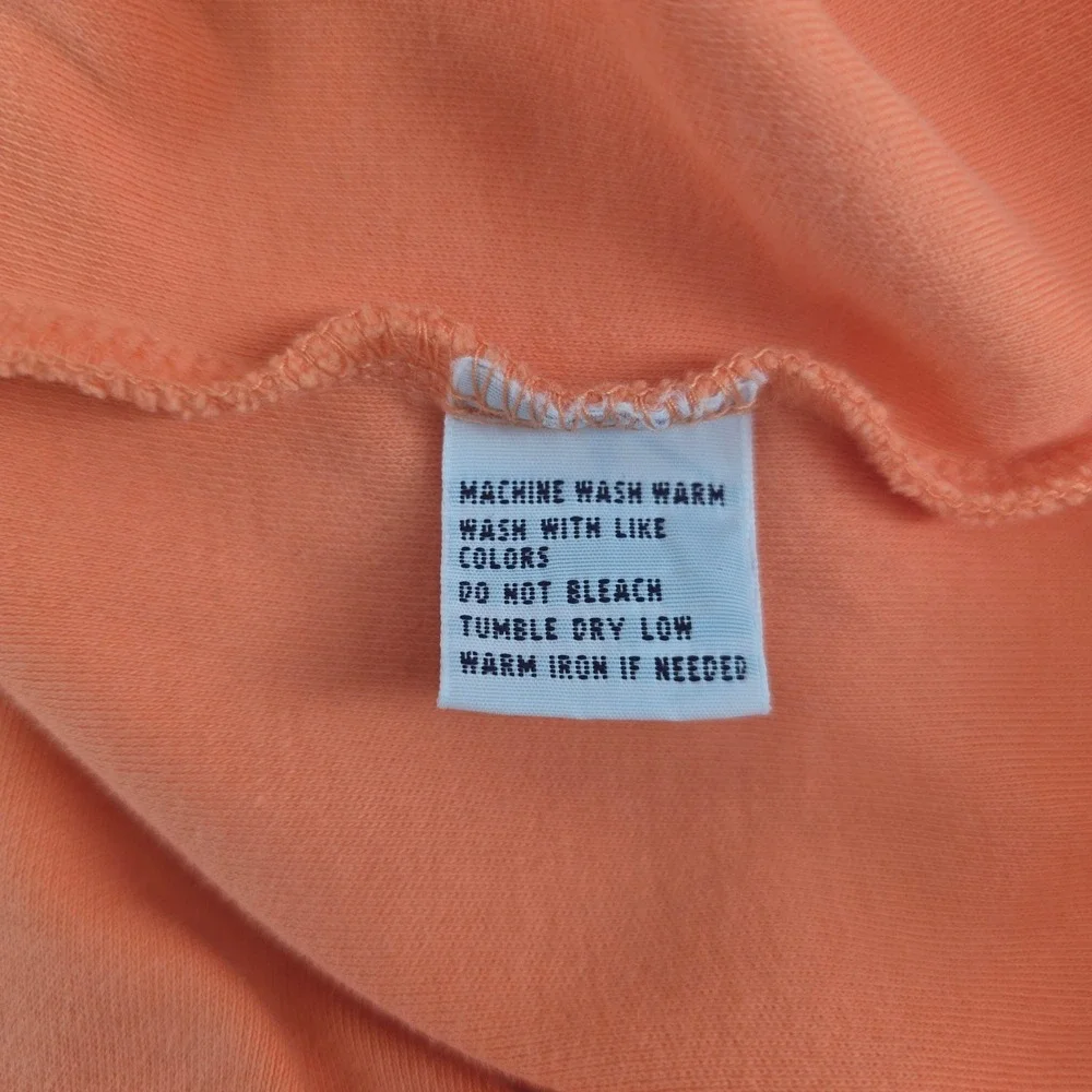 Polo Ralph Lauren Mens XL Peach Orange Short Sleeve Cotton Mesh Polo Shirt Pony